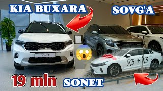 KIA Sonet 19 mln bilan oling K5+K5 Aksiyasi KIA Buxaradan yangilklar