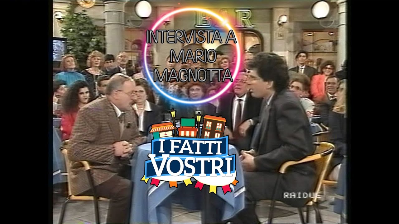 Mario Magnotta da Fabrizio Frizzi a I FATTI VOSTRI 1992