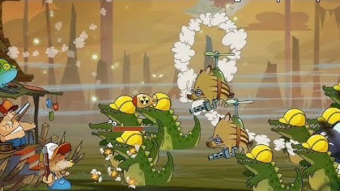 Swamp Attack: Episode 10: Level 3: iOS Gameplay