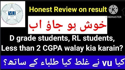 Good thing | Honest Review VU final term result fall 2023 | Don
