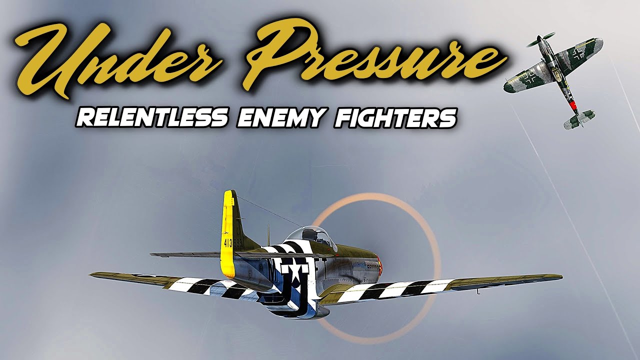 Под давлением! | P51 против BF109 | Сервер Project Overlord | Многопользовательский PvP-режим DCS...