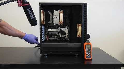 Orbital Computers - Silenced Q2000 - Noise Test - Quietest Music Production Workstation