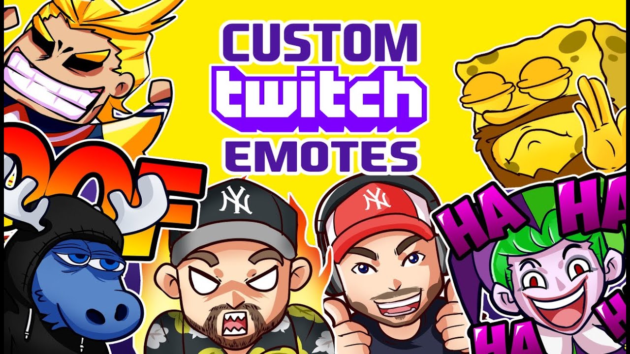 get custom twitch emotes designs