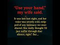 “USE YOUR HAND” She Said COLDLY But Why Did My Wife REFUSE INTIMACY? What Was She HIDING LAST NIGHT?