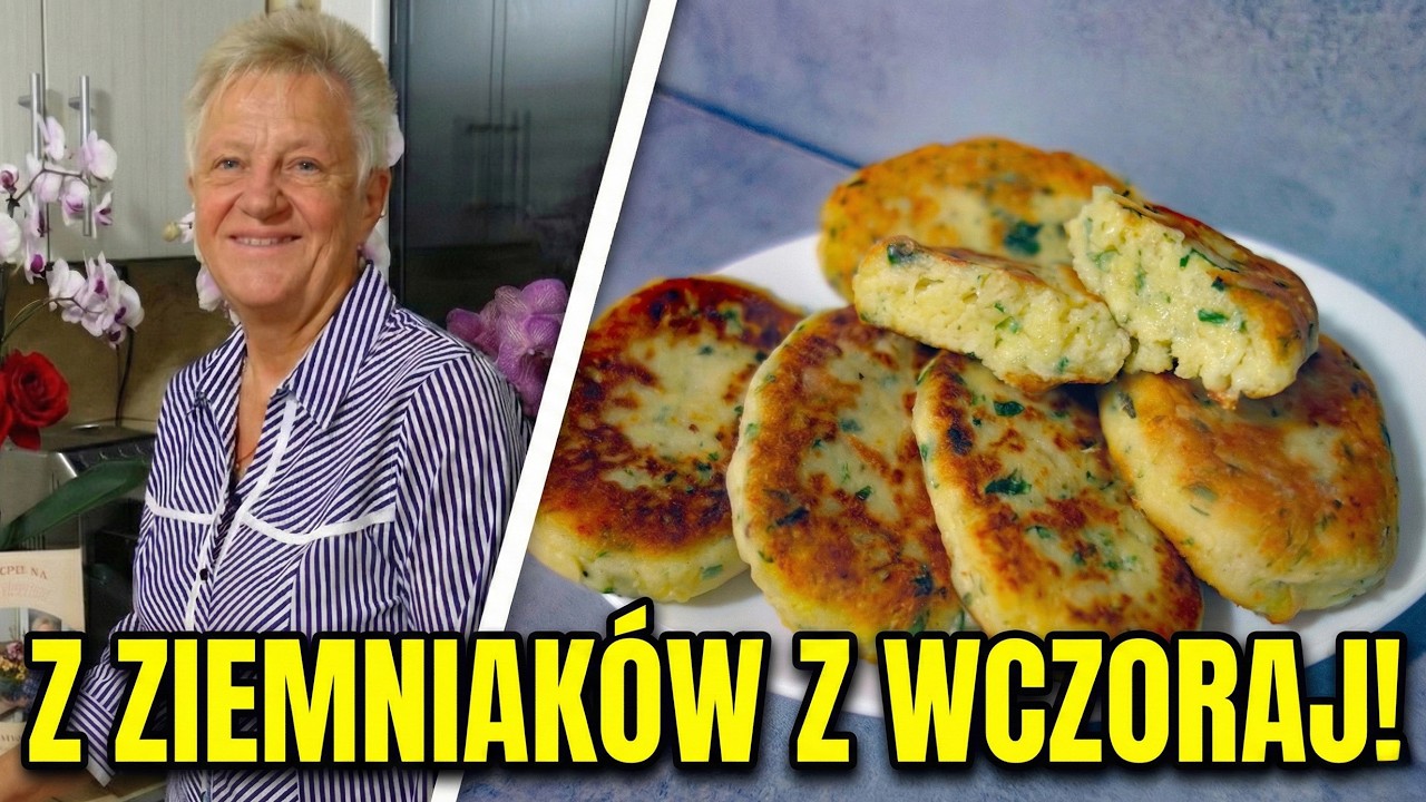 Zostały Ci ziemniaki z wczoraj? Zrób te genialne CZESKIE PLACKI ziemniaczane w 15 minut! 🥔