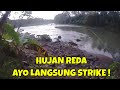 Bang Udin microfishing di sungai serayu sendirian habis hujan reda ternyata ikan masih mau makan