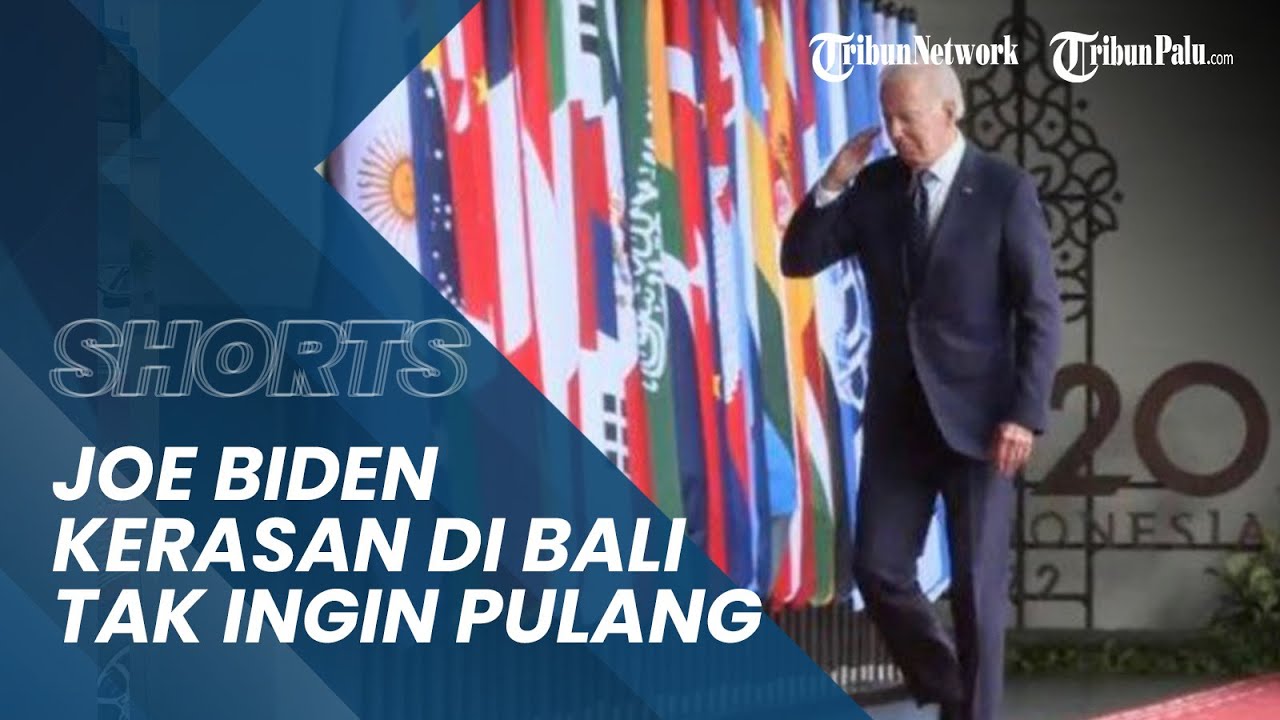 Presiden Amerika Joe Biden Bilang Kerasan di Bali hingga Tak Ingin Pulang