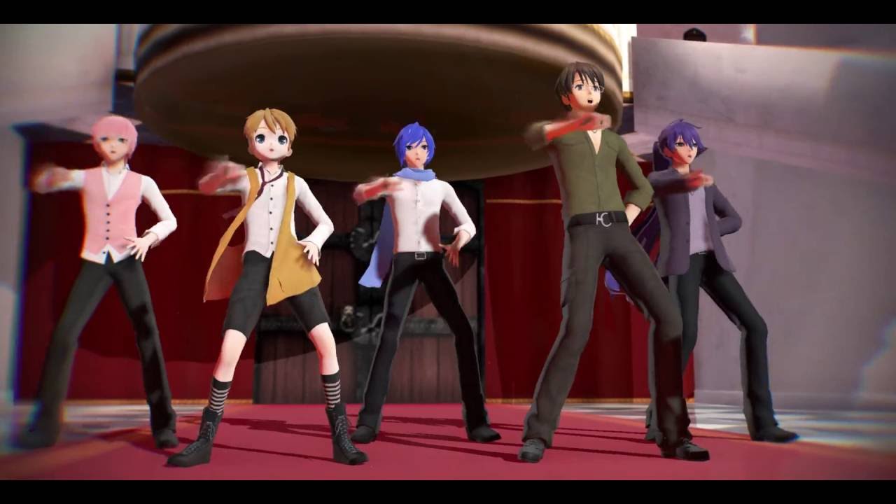 【MMD】Ikkitousen 【Len • Kaito • Gakupo • VY2 • Kiyoteru】