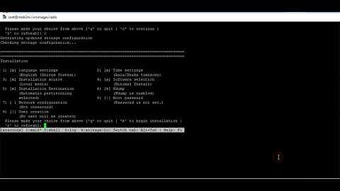 install vm kvm from from terminal virsh centos