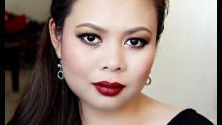 Vampy Makeup Look