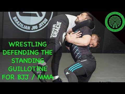 Wrestling Standing Guillotine Defence Via the Russian Tie for BJJ / MMA