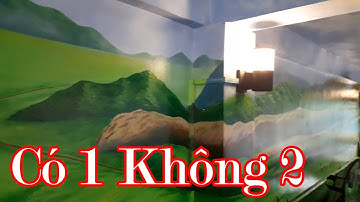 Tranh Tường Quán Cafe Độc Đáo - Linh 136 Vlogs