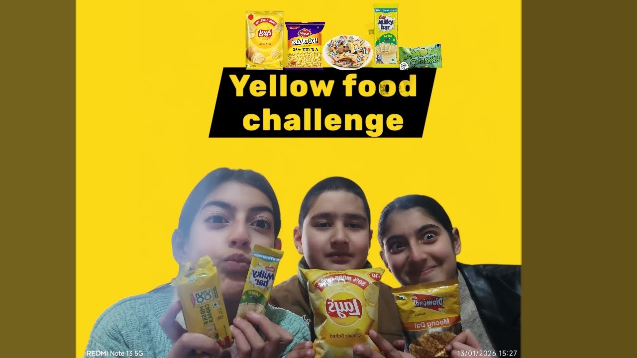 Yellow food challenge💛💛
