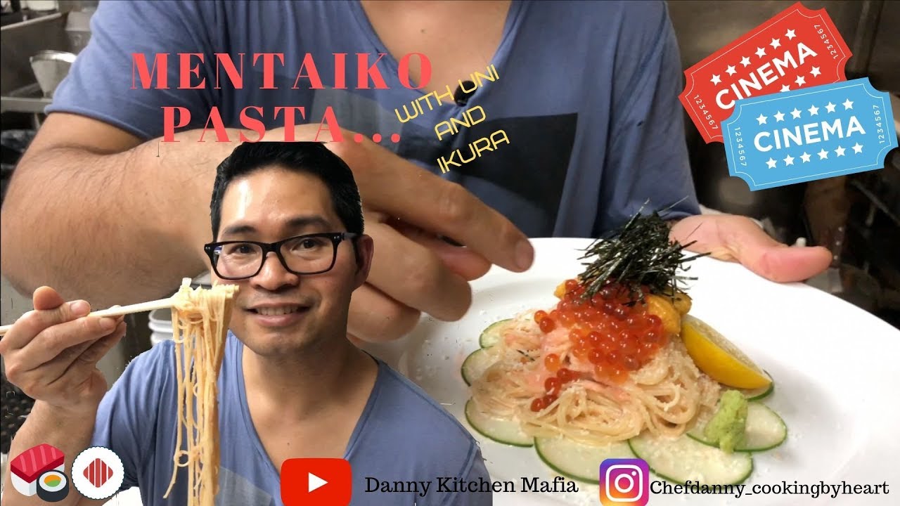 Mentaiko Pasta with Uni & Ikura |Japanese pasta | How to | DIY | Recipe