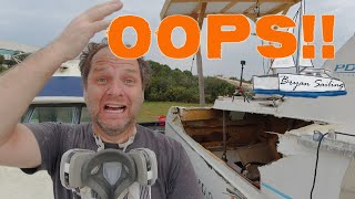 16 Fire &amp; Giant Holes in my Sailing Boat. Is my Catamaran Doomed?