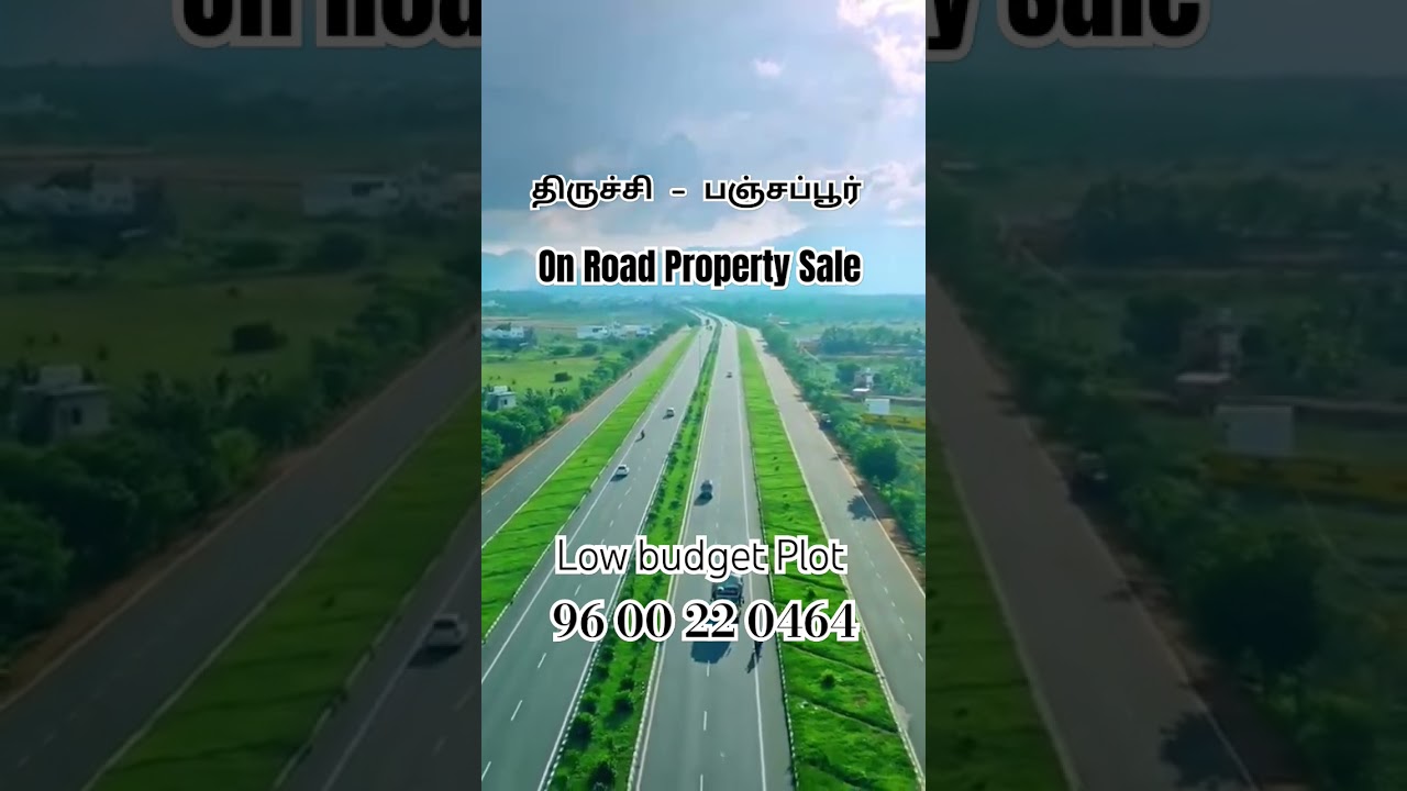 🏡 Plot for sale in trichy panjappur 