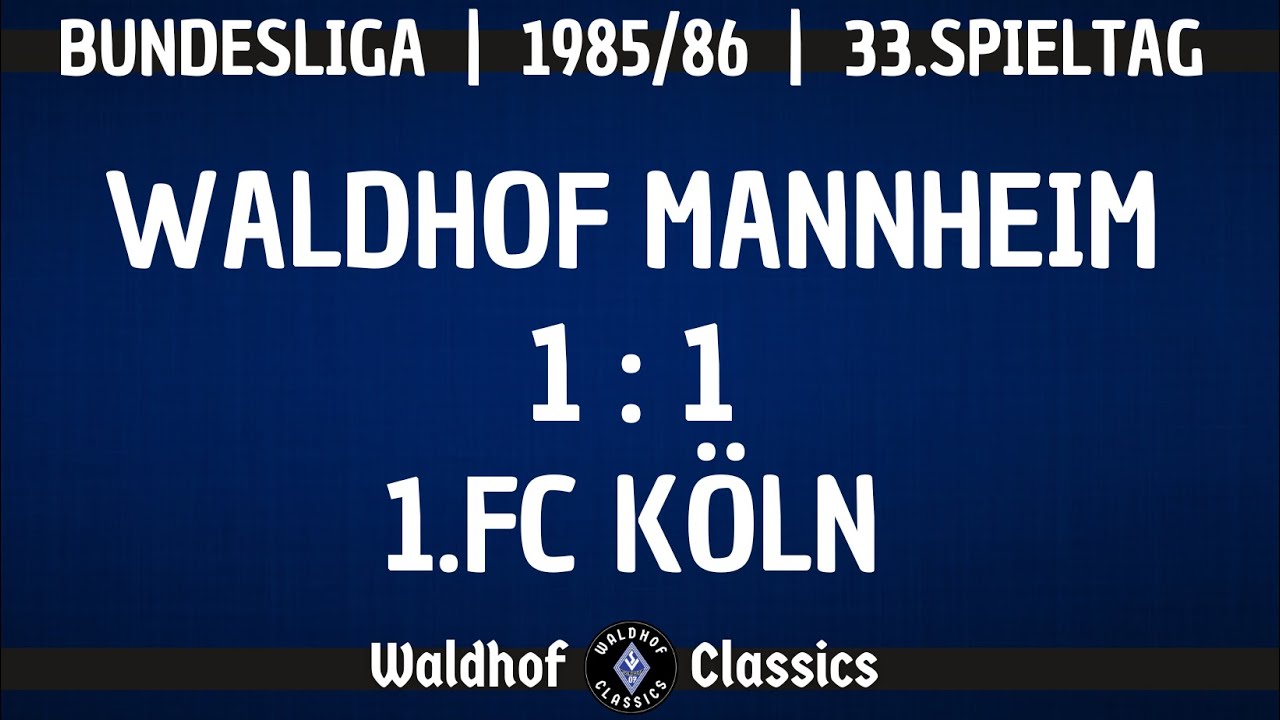 Viktoria Cologne - Waldhof Mannheim (live score en direct