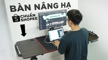 Có nên mua bàn nâng hạ GIÁ RẺ trên SHOPEE? Đánh giá iCockpit 1460