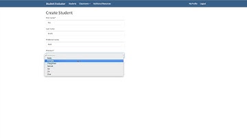 Creating Students Tutorial - Student Evaluator