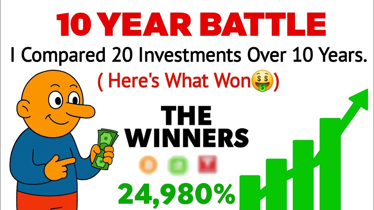 I Compared 20 Investments Over 10 Years. Here’s What Won (Stocks, Real Estate, Crypto & More)