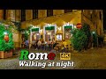 Rome Night Life Walking 4k