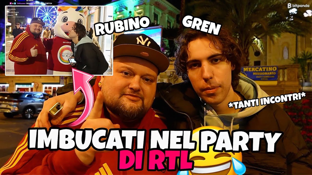 SECONDO GIORNO PAZZO A SANREMO CON RUBINO!!😂🎪 