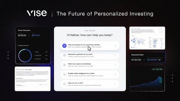 AI Wealth Management SaaS Video | Best Explainer Video Examples FinTech Product | Vise Product Story
