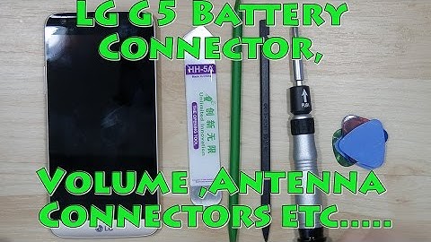 LG G5 Power, Volume, Charge Port Replacement- Battery Friend Connector