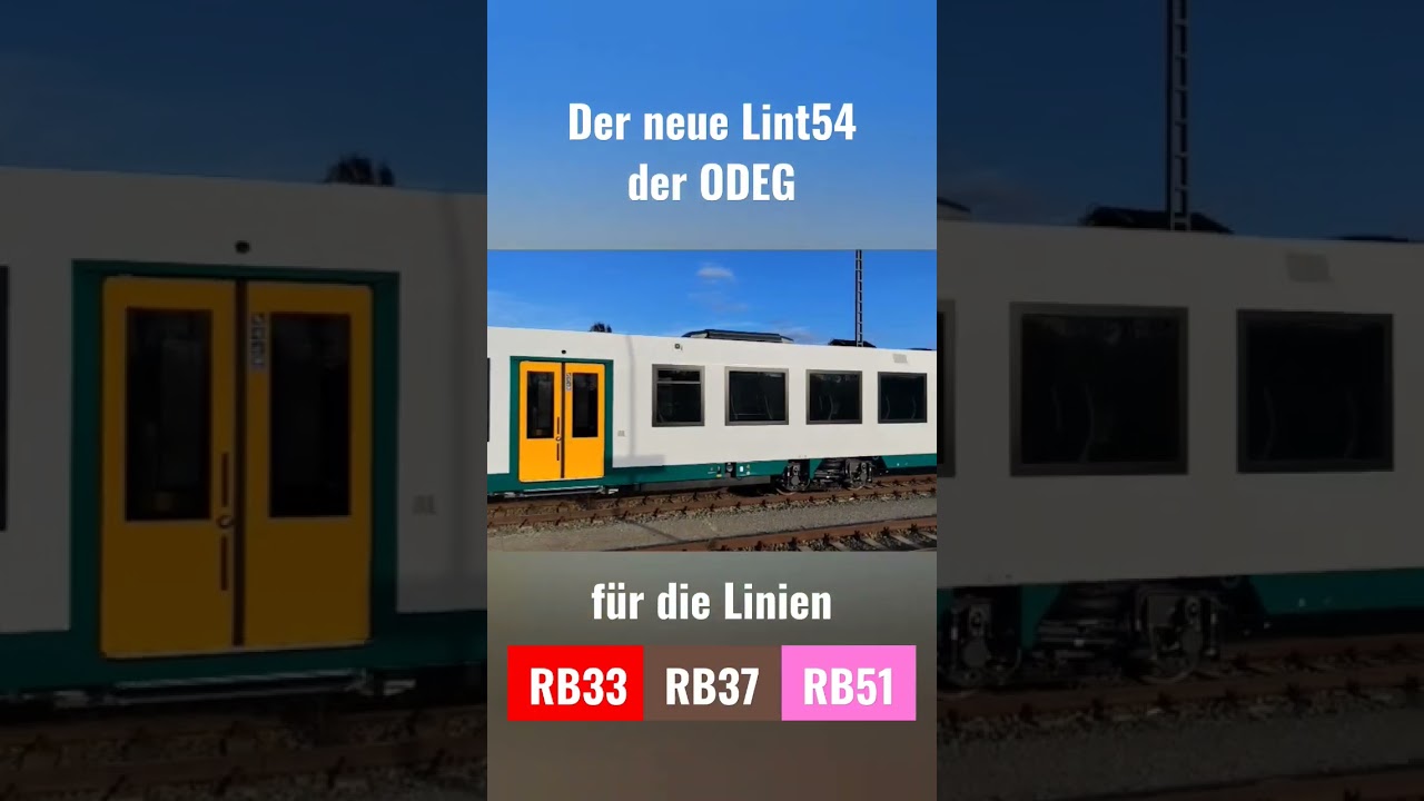 VORSTELLUNG: Der neue Coradia Lint54 von Alstom der Ostdeutschen Eisenbahn (ODEG)