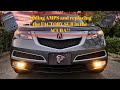 Second Generation Acura MDX Stereo Upgrade Series - Part 4 - AMP INSTALL and SUB UPGRADE