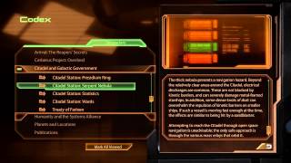 Let's Play Mass Effect 2 - bonus - Secondary codex (voiced) part 2