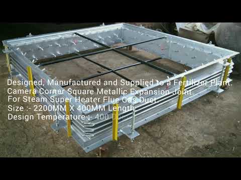 Square Metallic Expansion Joints (Camera Corner) - Shivam Cast Products.