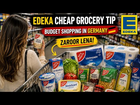 EDEKA Cheap Grocery Tip 🇩🇪 | Ye Cheap Brand Zaroor Lena! 💰 thumbnail