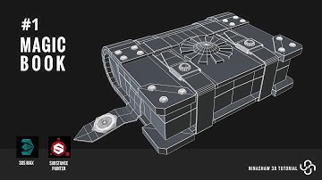 3dsMax | Modeling and Texturing a Magic Book - Part 1 [Modeling]