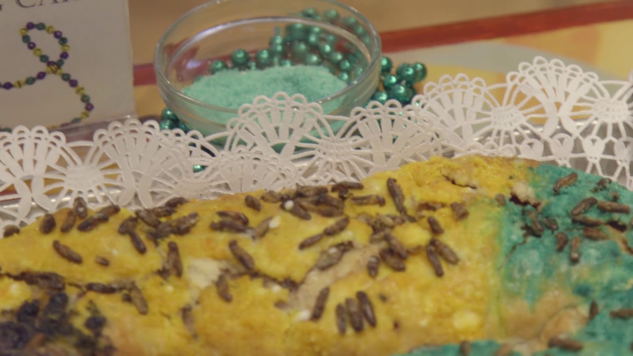 Cricket King Cake at Audubon Butterfly Garden and Insectarium YouTube