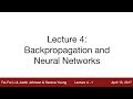 Lecture 4 | Introduction to Neural Networks