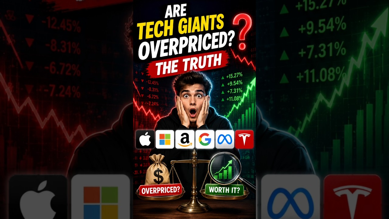 Are Tech Giants Overpriced? The Truth#TechStocks #Investing #StockMarket #Finance #Apple #Microsoft