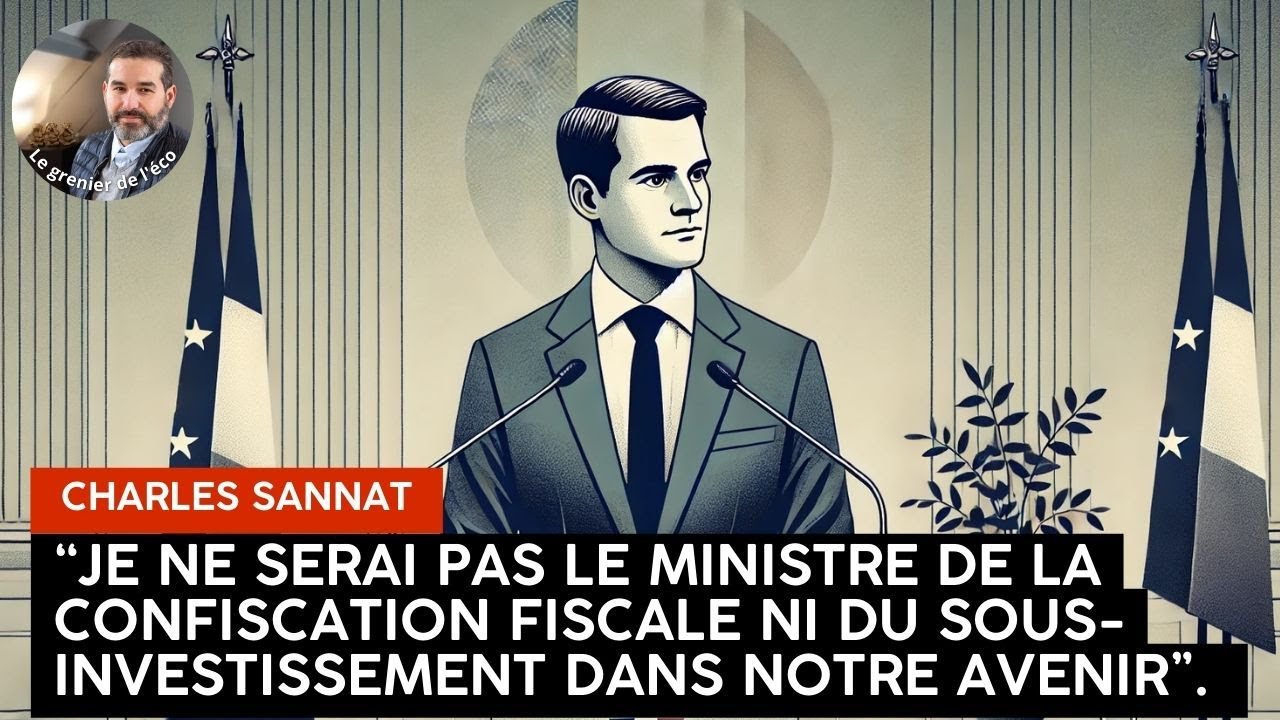 "Je ne serai pas le ministre de la confiscation fiscale" dit Antoine Armand ministre de l'économie