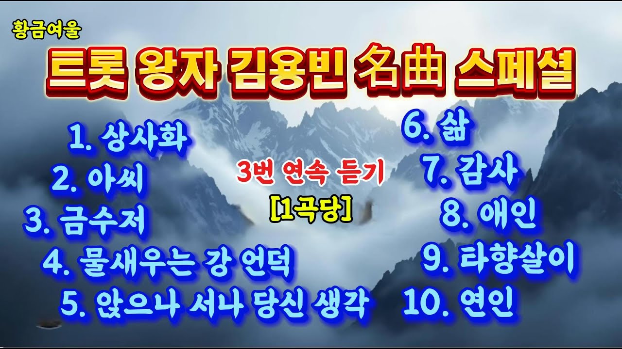 트롯 왕자 김용빈 명곡 스페셜 10곡