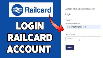 How To Login Railcard Account 2024 | Railcard Sign In Guide | UK Railways