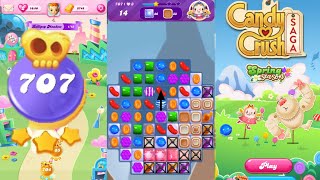Candy crush saga level 707 । Hard level । No boosters । Candy crush 707 help । Sudheer CC Gaming Candy crush saga level 707 । Hard level । No boosters । Candy crush 707 help । Sudheer CC Gaming