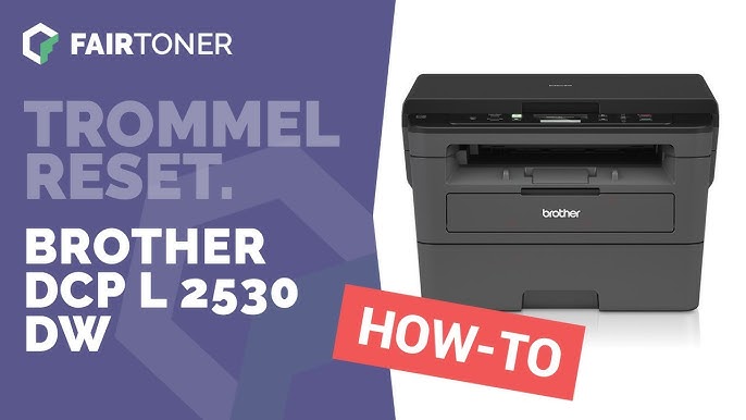 Brother DCP-L2530DW Toner Cartridge & Drum Installation - How to