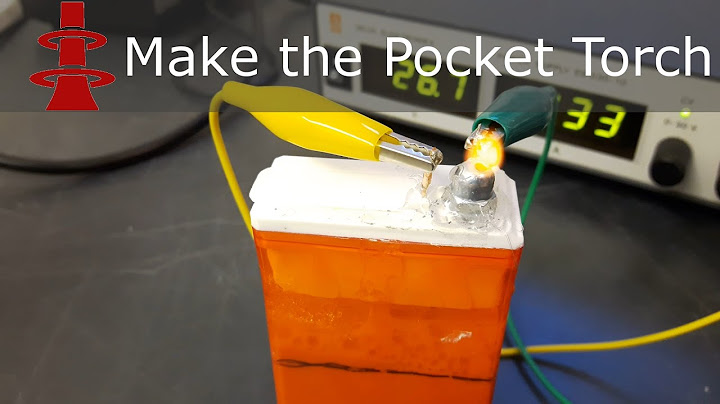 Make a Hydrogen Torch (Pocket Torch)