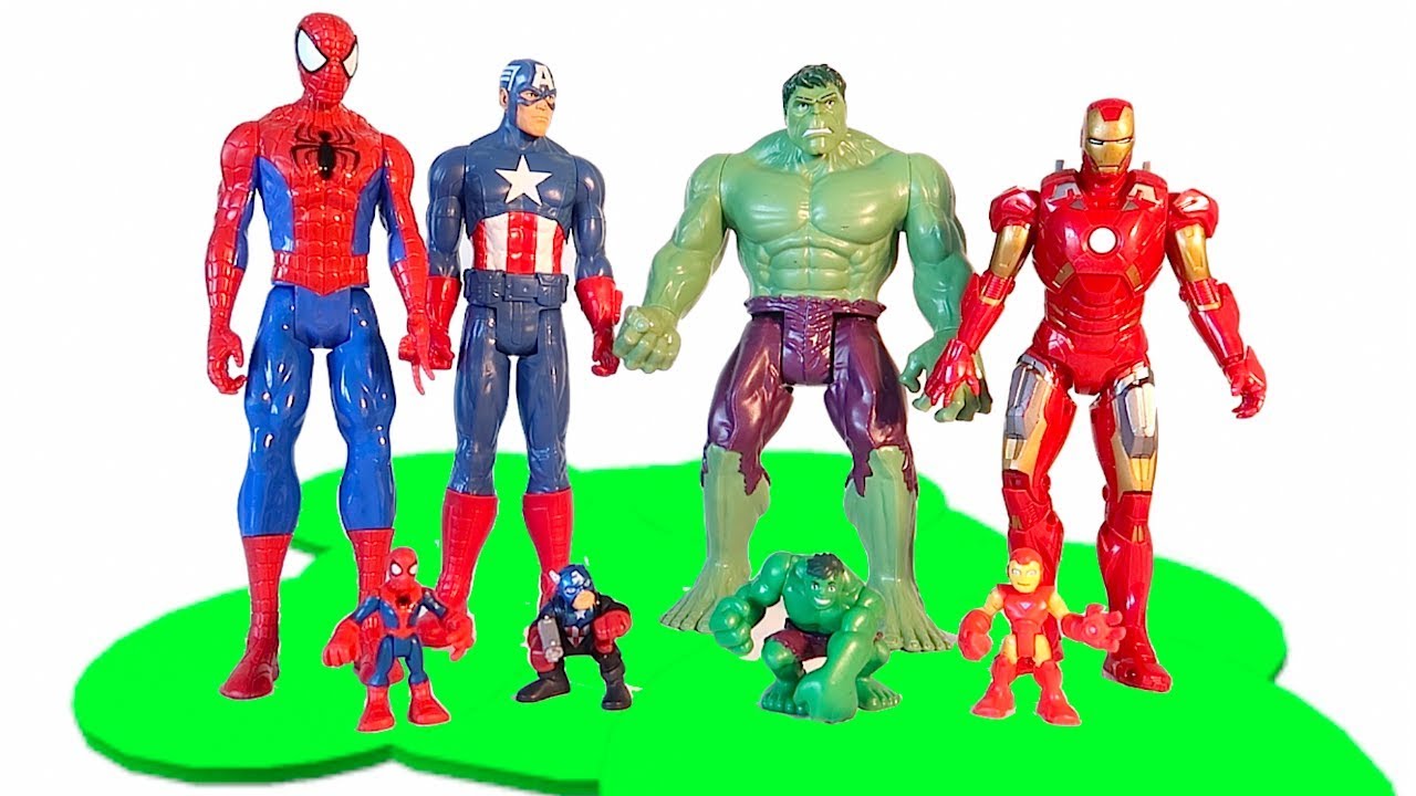 kids anka Transform Spiderman and Marvel Superhero Toys with Magic Slime | Toy Slime Fun