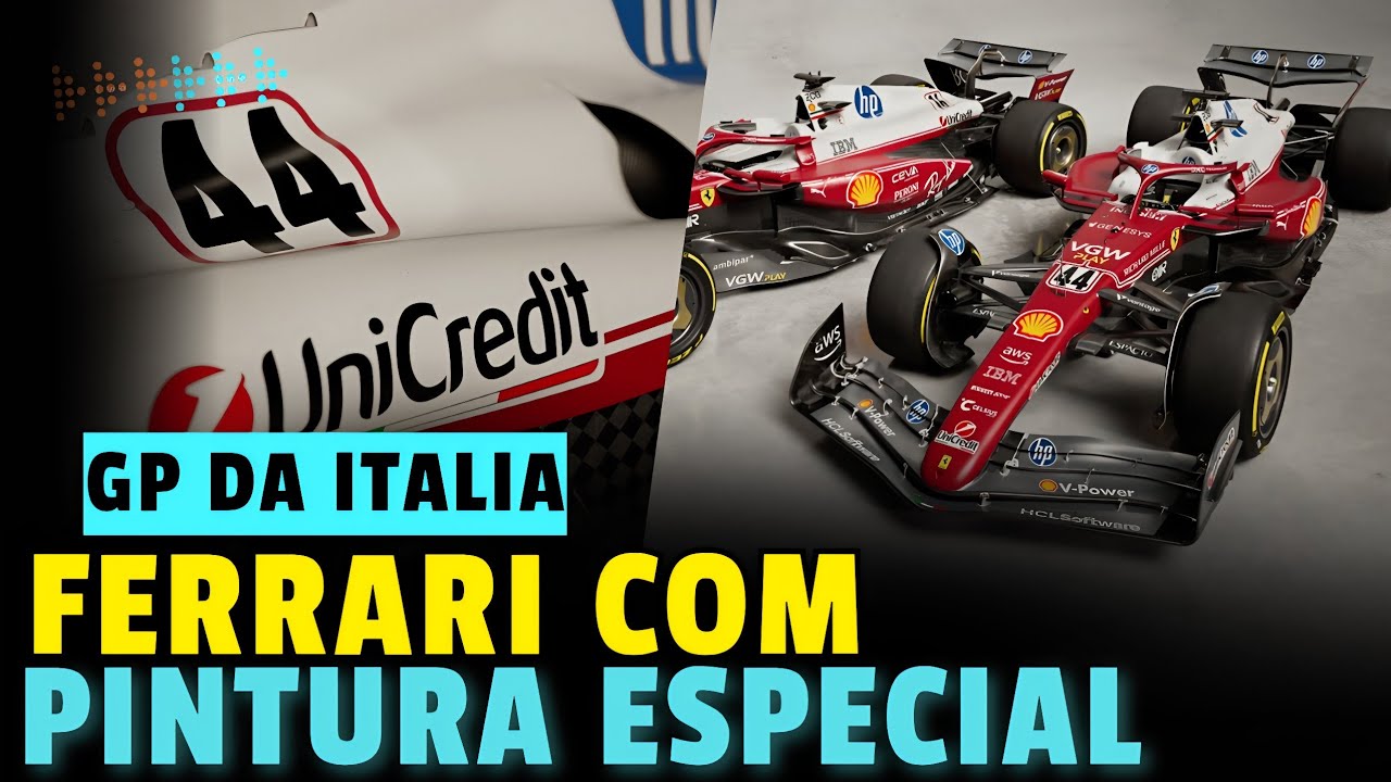 Urgente! Ferrari Apresenta Pintura Especial Para O Grande Premio Da Italia | Formula 1