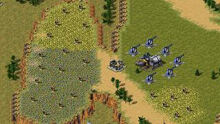Red Alert 2 | Yuri's Revenge | 7 vs 1 | Pretty Women 26 New Map Defene Extra Hard AI on Hills