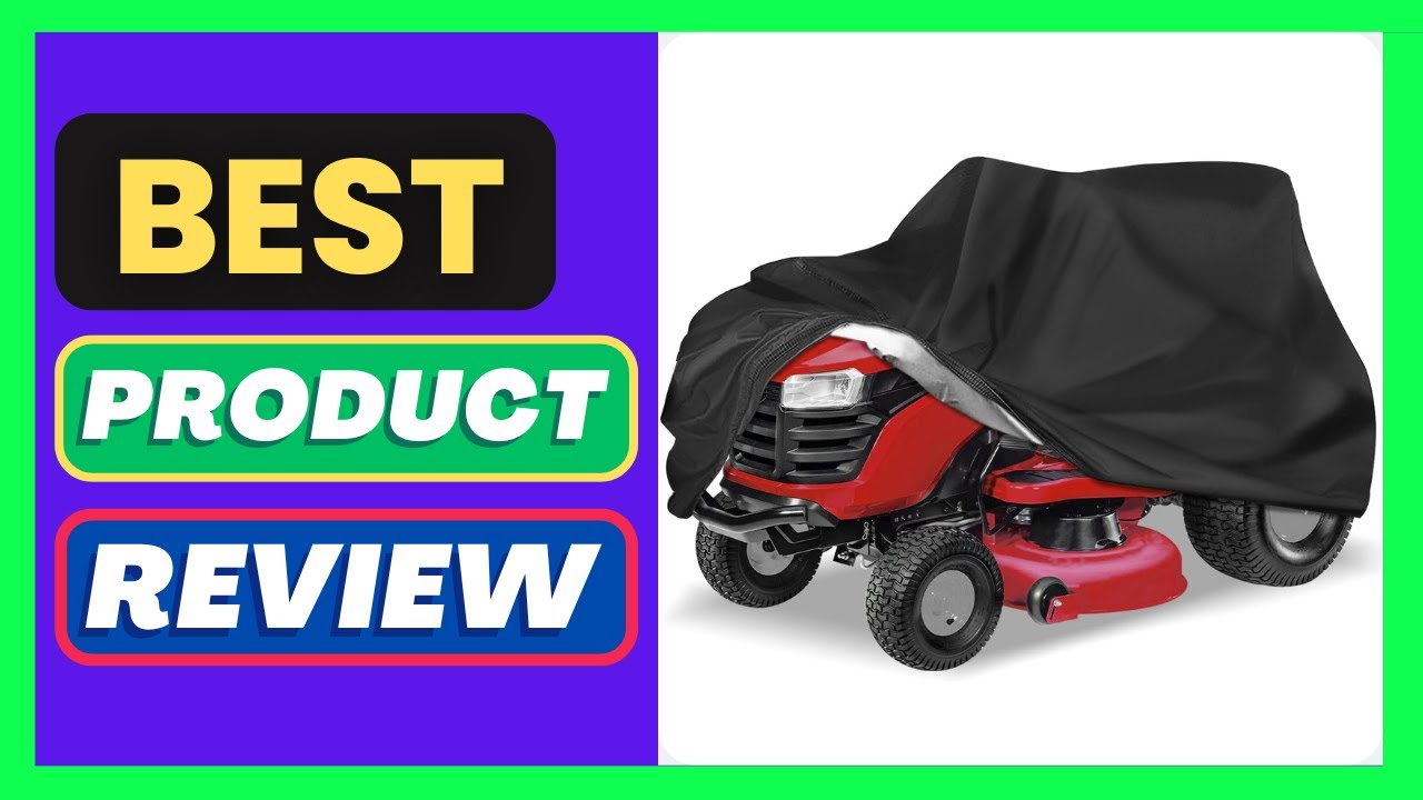 KISEER Outdoors Lawn Mower Cover Waterproof Heavy Duty 210D
