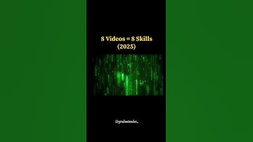 Master 8 High-Income Skills in Just 8 Videos 📈💼#YouTubeShorts  #ShortsFeed  #ViralShorts