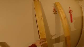 Building a huge 60 inches wide bifold door from scratch using two 30-inch door slabs Part 1
