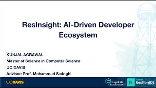 ResInsight: AI-Driven Developer Ecosystem